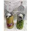 Image 3 : VINTAGE 1970S AIRPOT FLORAL PUMP VACUUM BEVERAGE DISPENSERS, LOT OF 2