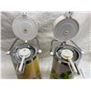 Image 4 : VINTAGE 1970S AIRPOT FLORAL PUMP VACUUM BEVERAGE DISPENSERS, LOT OF 2