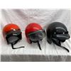 Image 1 : HELMETS WITH VISORS, LOT OF 3