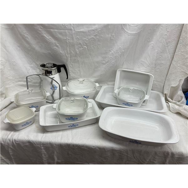 CORNINGWARE DISHES, LOT