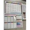 Image 1 : 6 NEW MAGNETIC 2PC CALENDAR SETS WITH MARKERS, 16X 12 INCH