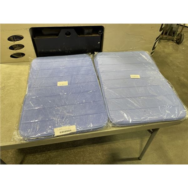 6 NEW 15.7 X 23.6 INCH SOFT MEMORY FOAM BATH MATTS