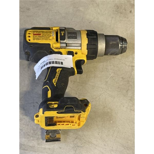 DEWALT CORDLESS DRILL WORKING NO BATTERY