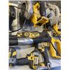 Image 4 : TOTE OF ASSORTED DEWALT POWER TOOLS