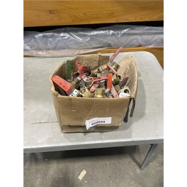 3/4 BRASS THREADED SHUT OFF VALVES