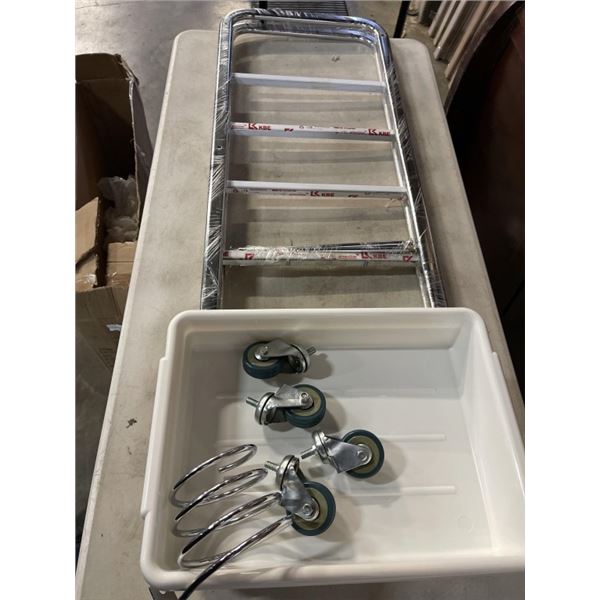 NEW SHELVING UNIT WITH BINS