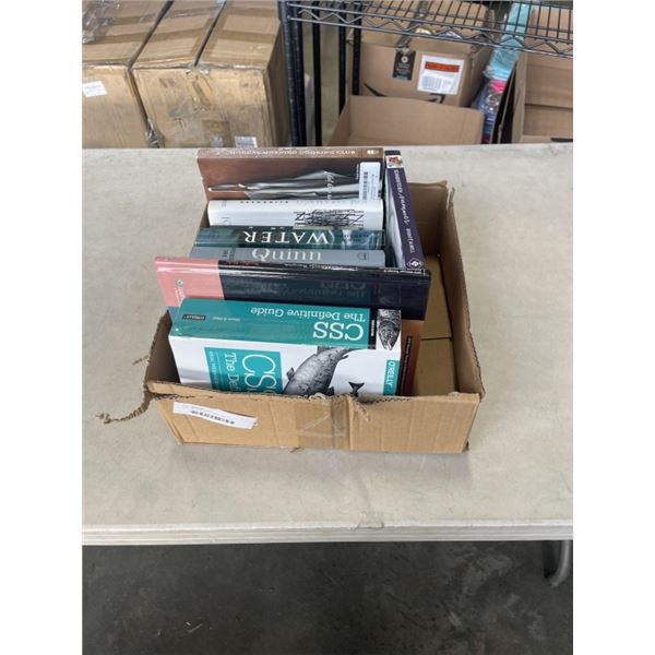 TRAY OF ASSORTED NEW BOOKS