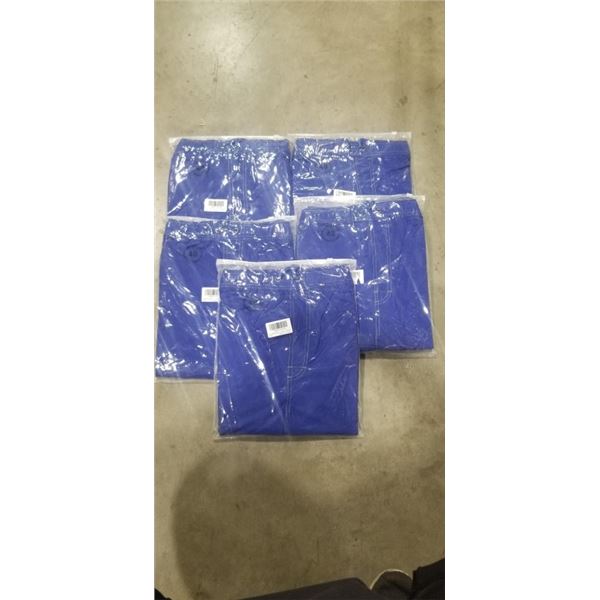 5 NEW PAIRS OF BLUE SIZE 40 SHORTS