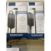 Image 2 : 2 NEW INSIGNIA UNIVERSAL LAPTOP CHARGERS AND ELECTRONIC ACCESSORIES