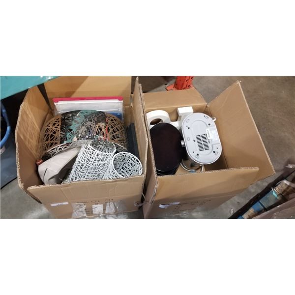 2 BOXES OF ESTATE GOODS