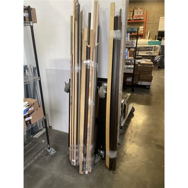 3 BUNDLES OF PICTURE FRAME MOLDING