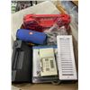 Image 3 : BOX OF MISC ITEMS - JBL BLUETOOTH SPEAKER, DEWALT BATTERY AND CHARGER, DOG COLLAR, ETC