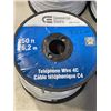 Image 2 : 7 NEW SPOOLS  TELEPHONE WIRE 250FT PER SPOOL AND ETHERNET CABLE