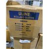 Image 3 : 4 NEW ULINE BLACK PLASTIC BOLLARD COVERS, MODEL H-9231BL