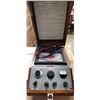 Image 1 : VINTAGE WOOD CASED HONEYWELL M2 MULTI RANGE METER TESTER