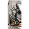 Image 2 : BOX OF STAINLESS STEEL APPLIANCE FILL HOSE AND 8-FT HYBRID VENT DRYER HOSE WITH SOME CLAMPS