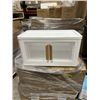 Image 1 : 3 PLASTIC 2 DOOR STACKING STORAGE CABINETS, 25.6 X 15 INCH