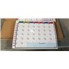 Image 2 : 6 NEW MAGNETIC 2PC CALENDAR SETS WITH MARKERS, 16X 12 INCH