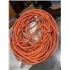 Image 1 : NEW 200FT HEAVY DUTY INDOOR OUTDOOR 3 WIRE EXTENSION CORD, ORANGE 10AWG