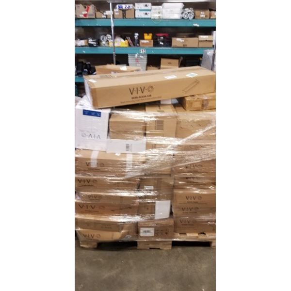 PALLET OF VIVO MOUNTS AND ACCESSORIES