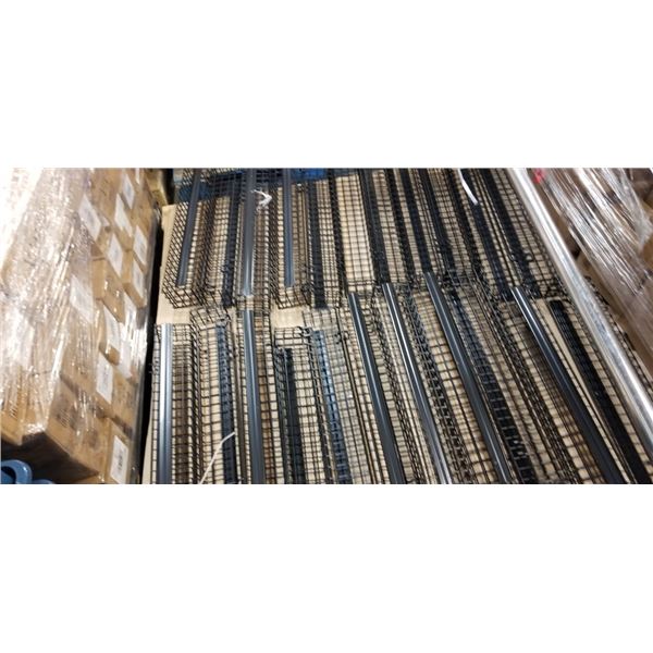 APPROX 21 BLACK METAL PEGBOARD BINS