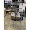 Image 1 : 2  5 TIERED METAL SHELF 14"x14" x 6FT