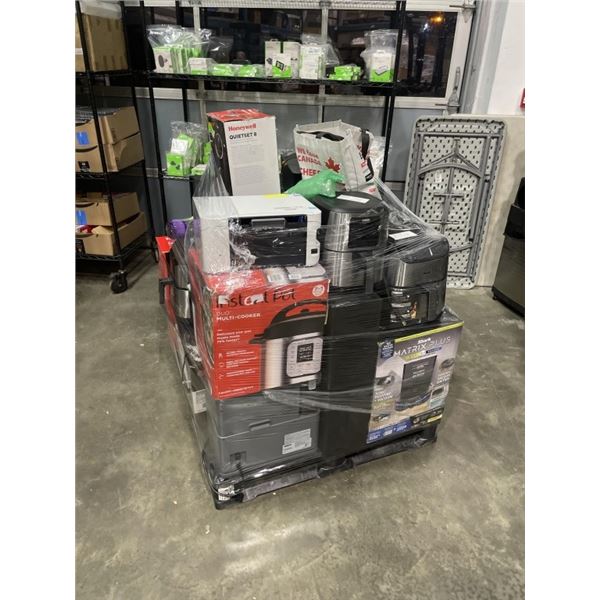PALLET OF STORE RETURN DEFECTIVES INCLUDING ROBOT VACUUMS, AIR FRYERS, AND MORE