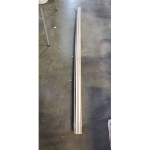 NEW STAIR NOSING ASSORTED COLOR, 5 LENGTHS OF 8FT