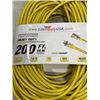 Image 2 : NEW 200FT HEAVY DUTY INDOOR OUTDOOR 3 WIRE EXTENSION CORD, YELLOW 14AWG