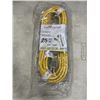 Image 1 : NEW 25FT HEAVY DUTY INDOOR OUTDOOR 3 WIRE EXTENSION CORD, YELLOW 14AWG