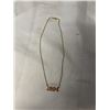 Image 1 : STERLING SILVER W/ GOLD OVERLAY 1994 PENDANT W/ CHAIN NECKLACE, MARKED 925 ITALY