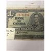 Image 3 : BANK OF CANADA JAN 2, 1937 $1 BILL