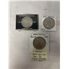 Image 1 : GREAT BRITAIN 5 SHILLINGS; CHURCHILL COMMEN CROWN, GREAT BRITAIN 2 QUEEN ELIZABETH COINS