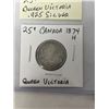 Image 3 : RARE 1857 H CANADIAN SILVER 25 CENT VICTORIA .925 SILVER