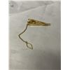 Image 1 : DANIEL HECHTER GOLD TONE TIE BAR W/ CHAIN