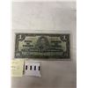 Image 1 : 1937 CANADIAN $1 BILL GEORGE VI - LOW GRADE