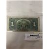 Image 2 : 1937 CANADIAN $1 BILL GEORGE VI - LOW GRADE