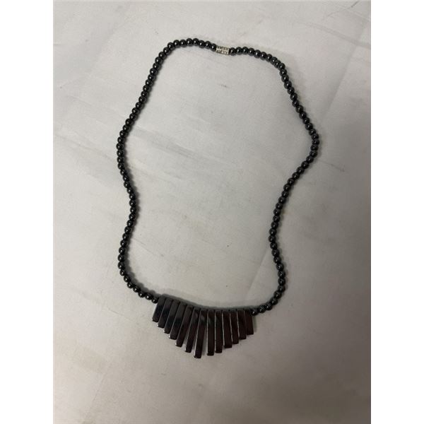 BLACK ALASKAN DIAMOND NECKLACE