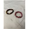 Image 1 : 2 GEM STONES STRETCH BRACELETS