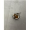 Image 2 : VINTAGE STERLING SILVER W/ HAND CARVED SHELL CAMEO STONE RING AS IS