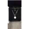Image 3 : NEW S925 1.0CT MOISSANITE LAB DIAMOND SUNFLOWER NECKLACE, MOUNTED IN 925 STERLING SILVER W/ WHITE GO