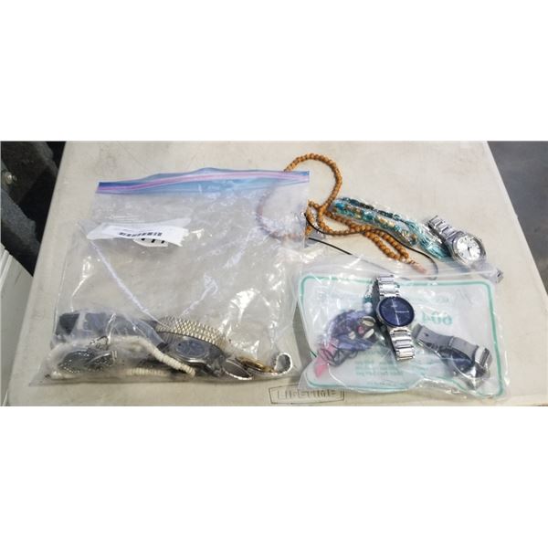 BAG OF VARIOUS JEWELLERY