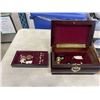Image 2 : JEWELLERY BOX W/ CONTENTS, LOCKET, AND GUA SHA