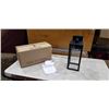 Image 1 : 2 NEW BLACK CRAFTSMAN STYLE OUTDOOR LANTERN 16 INCH