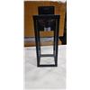 Image 2 : 2 NEW BLACK CRAFTSMAN STYLE OUTDOOR LANTERN 16 INCH