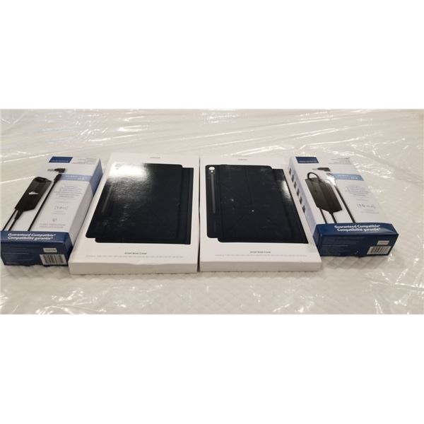 2 NEW INSIGNIA UNIVERSAL LAPTOP CHARGERS AND ACCESSORIES