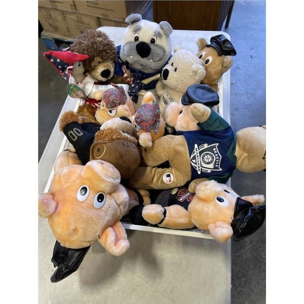 ASSORTED COLLECTIBLE STUFFED ANIMALS