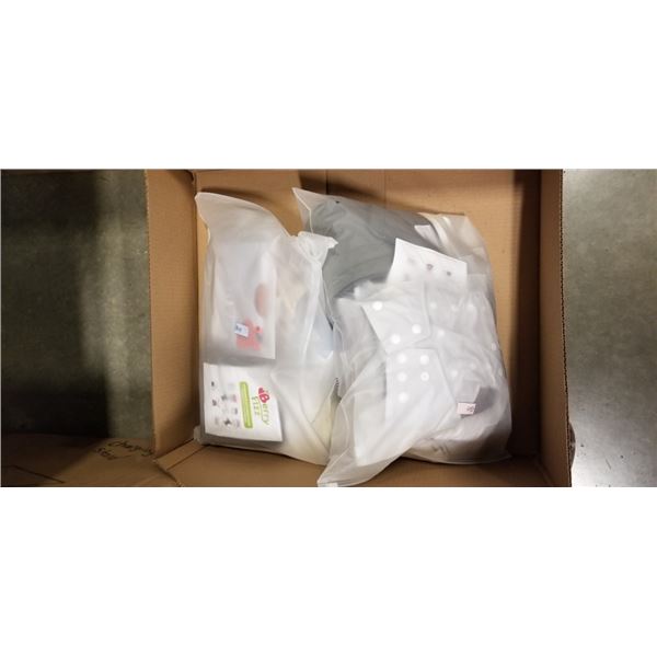 2 NEW NEWBORN PACK REUSABLE CLOTH DIAPERS