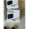 Image 2 : 8 NEW TYPE C FAST CHARGER SETS, 2 WALL PLUGS AND 2 TYPE C CORDS PER BOX, 8 TOTAL SETS