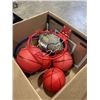 Image 3 : KIDS BASKETBALL HOOP AND ASSORTED BALLS